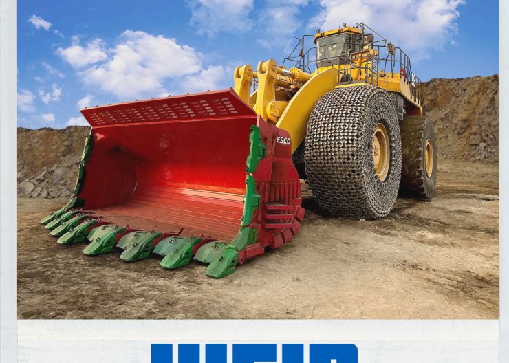 Weir logo on polaroid with image of their product.