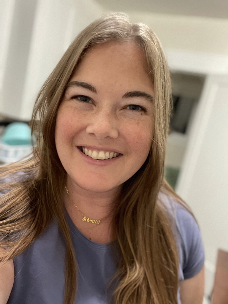 Allison Fritts-Penniman, Ph.D. Headshot photograph of a smiling Allison